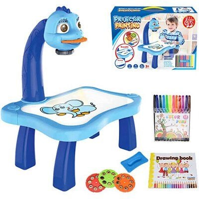 Little Nest Co. Kiddies 24 Patterns Projector Painting Desk